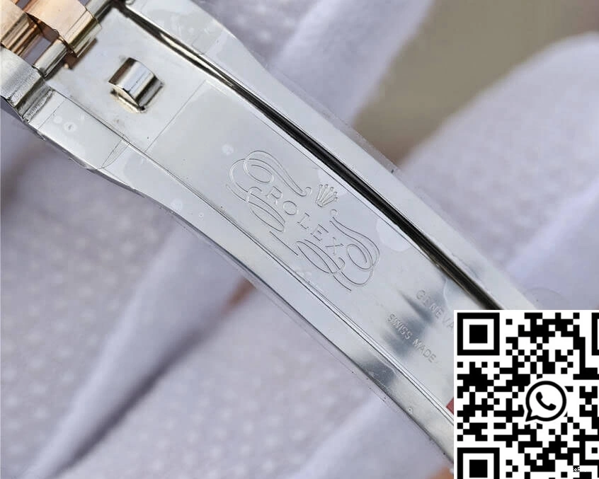 116231-0087 Rolex Factory Datejust Rose Dial Gold Silver 36MM GM 0130